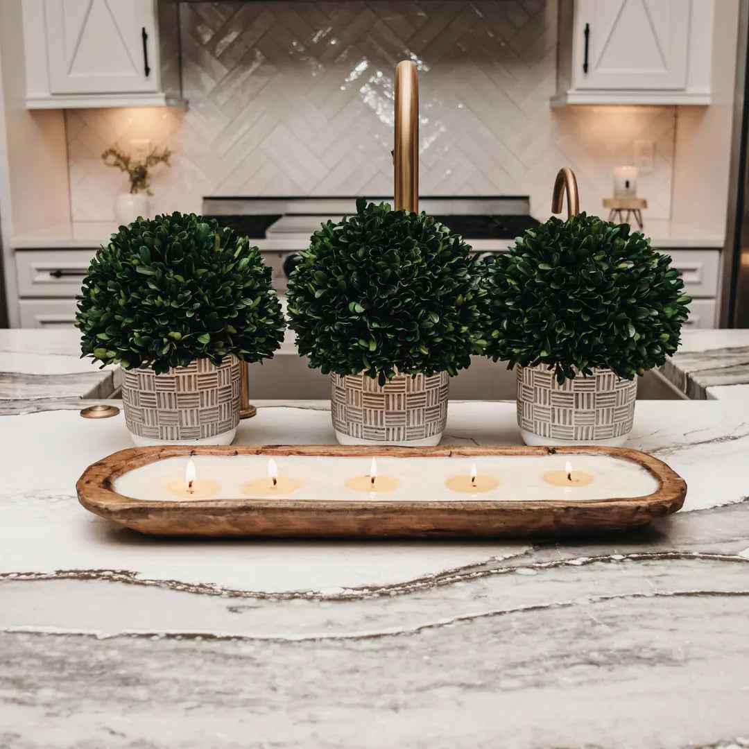 5 - Wick Soy Candle - Woodland Chateau Dough Bowl - Ignara Living