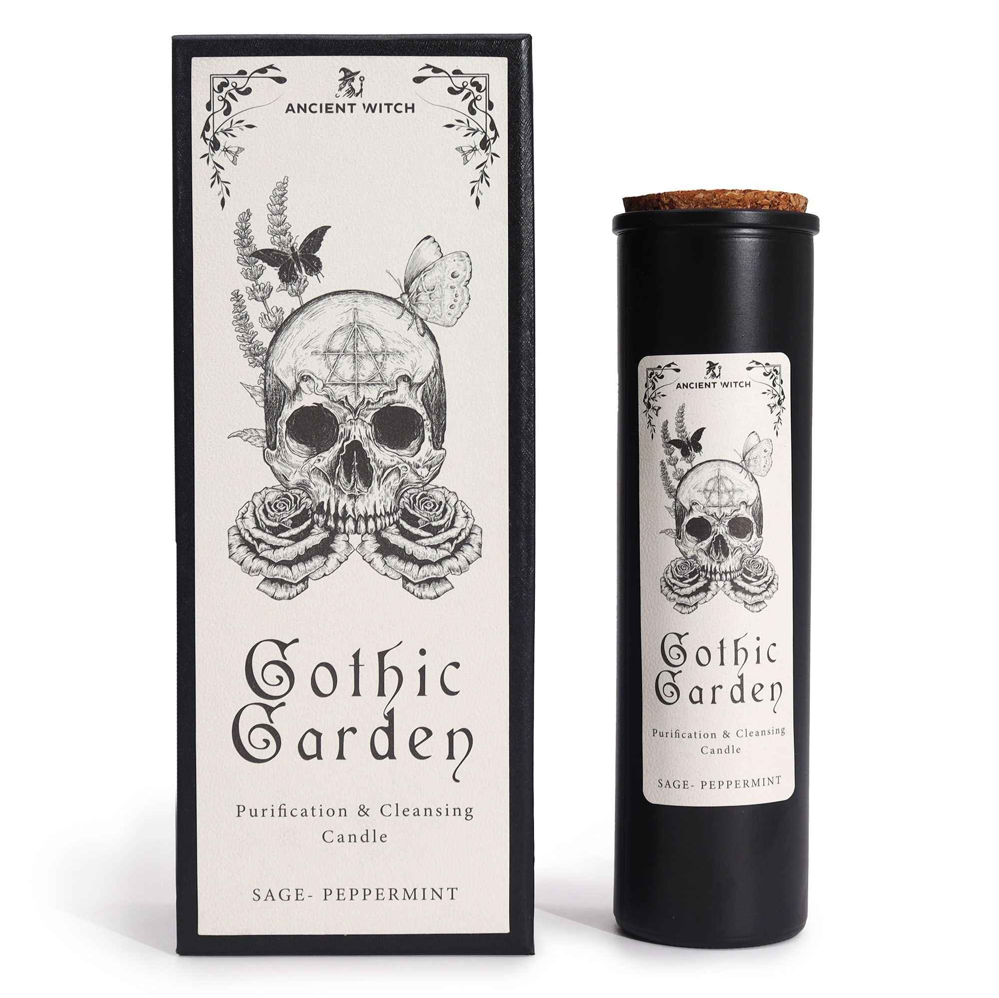 Ancient Witch Candles for Spiritual Cleansing - Gothic Garden Purification - Ignara Living