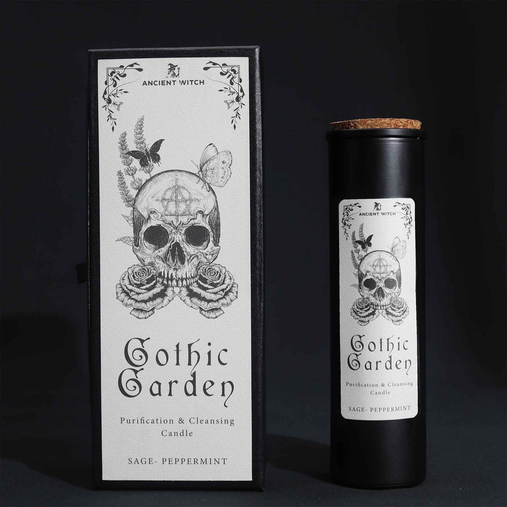 Ancient Witch Candles for Spiritual Cleansing - Gothic Garden Purification - Ignara Living