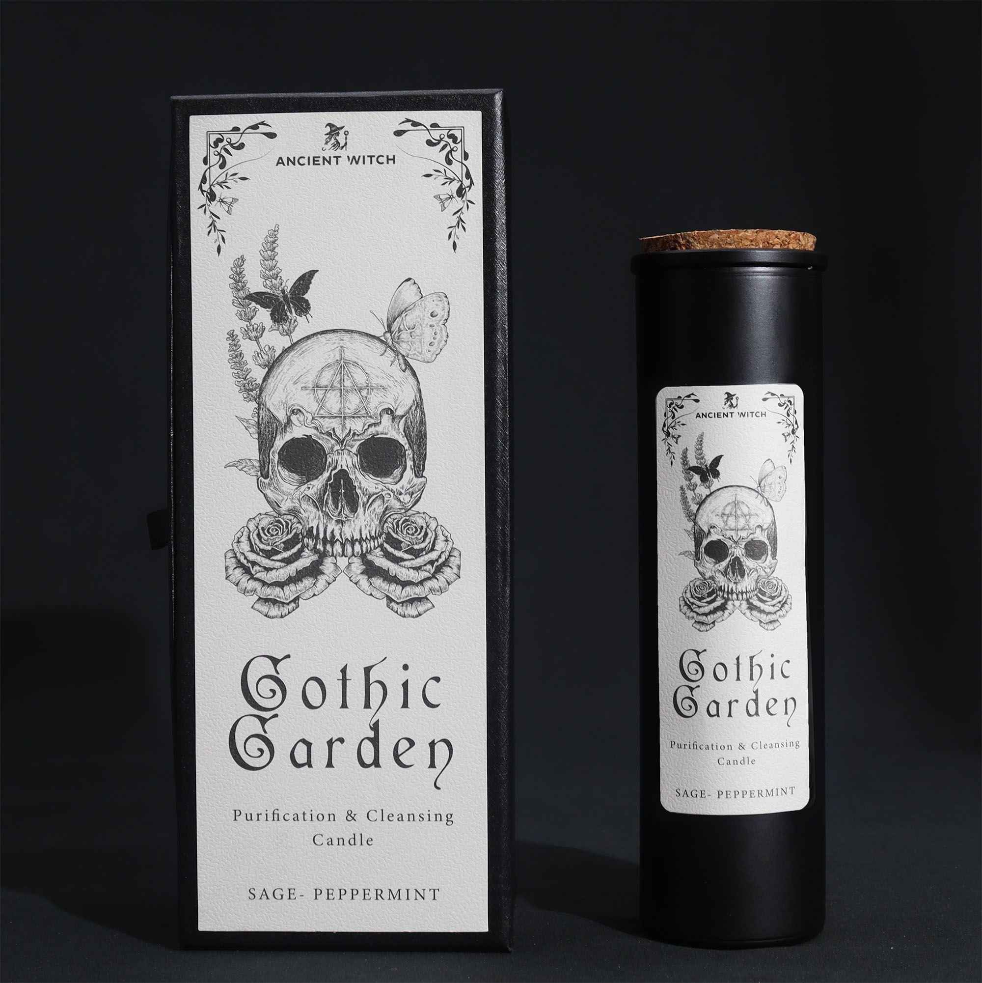 Ancient Witch Candles for Spiritual Cleansing - Gothic Garden Purification - Ignara Living