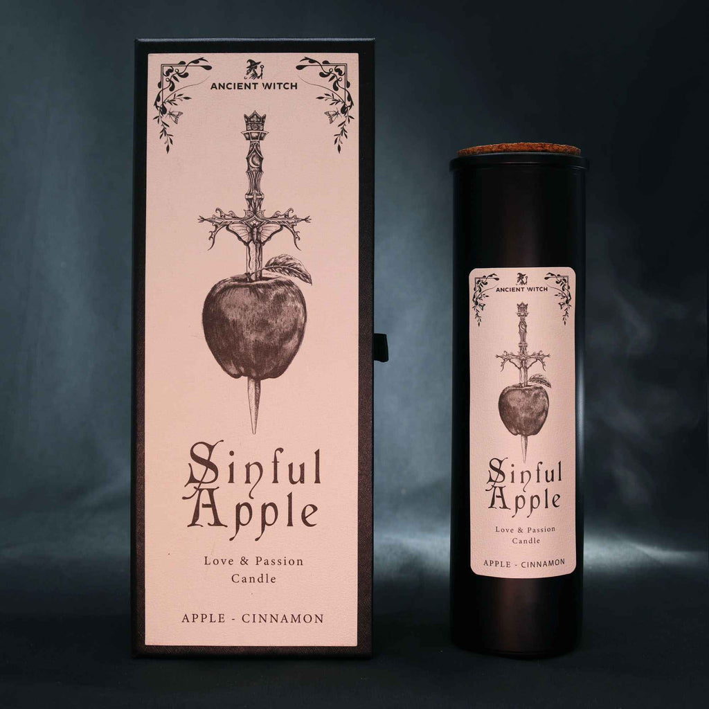 Ancient Witch Candles - Sinful Apple Purification Candle - Ignara Living