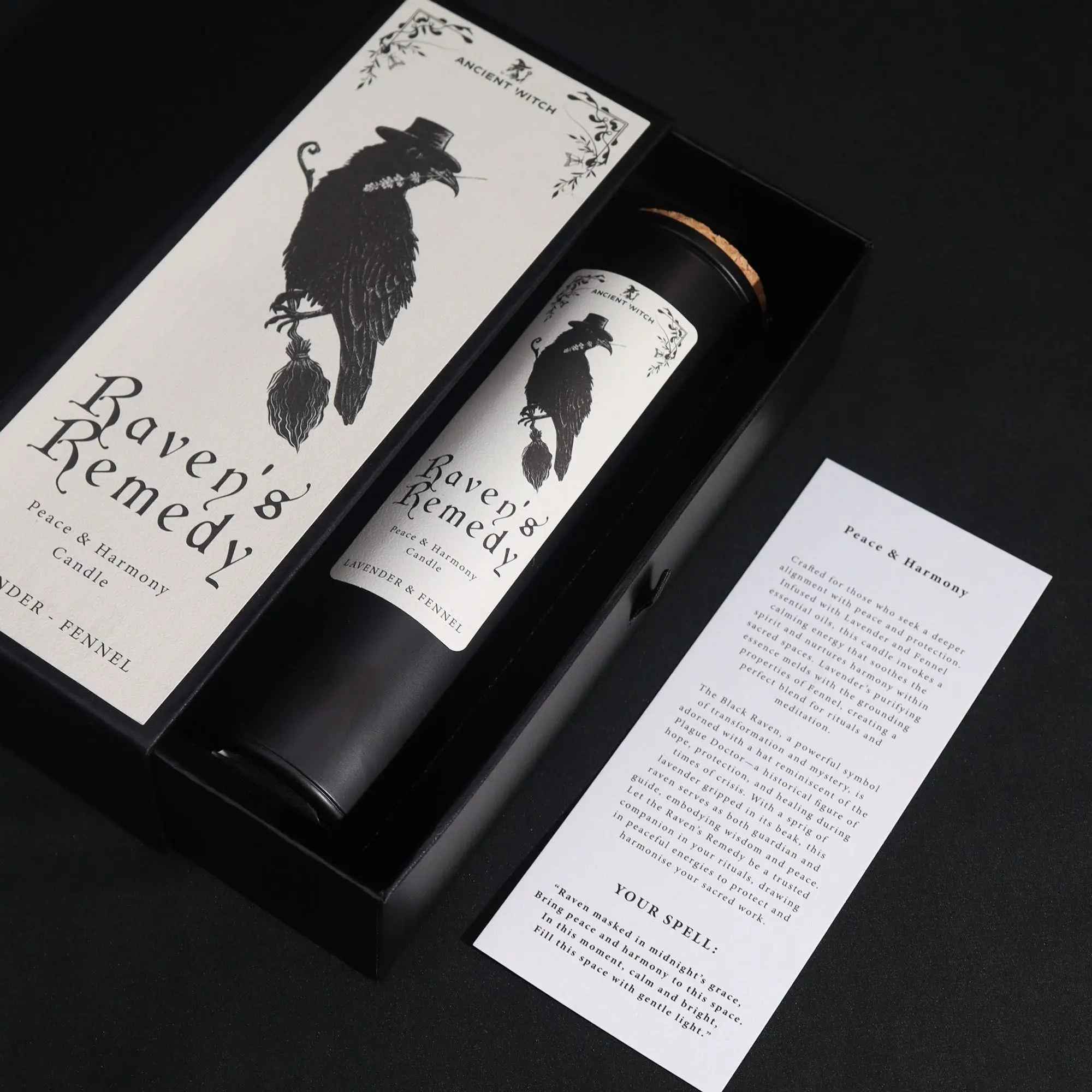 Ancient Witch Purification Candles - Ravens' Remedy for Spiritual Cleansing - Ignara Living