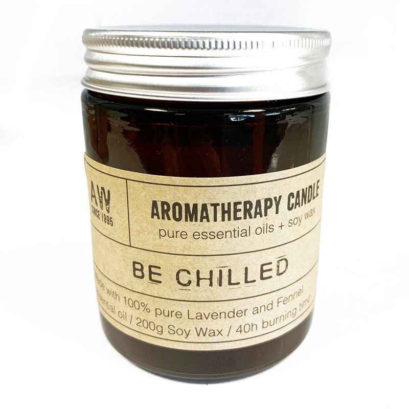Aromatherapy Soy Candle 200g - Be Chilled for Relaxation and Calm - Ignara Living