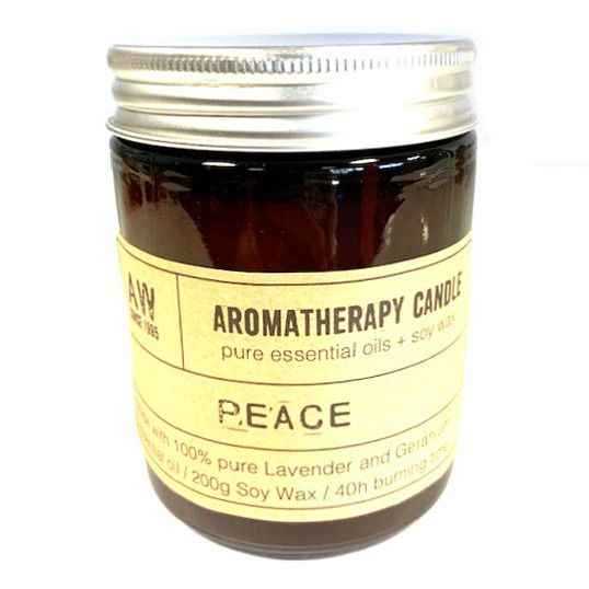Aromatherapy Soy Candle 200g - Peaceful Relaxation Experience - Ignara Living