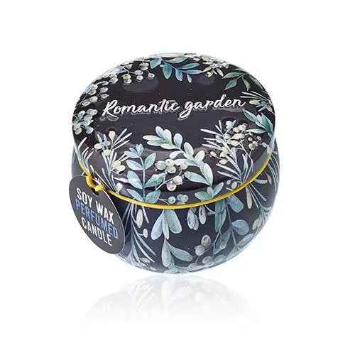 Art Tin Candle Romantic Garden Scents for Enchanting Home Décor - Ignara Living