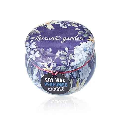 Art Tin Candle Romantic Garden Scents for Enchanting Home Décor - Ignara Living
