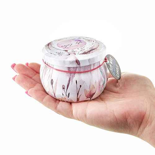 Art Tin Candle with Friendly Messages for a Warm Atmosphere - Ignara Living