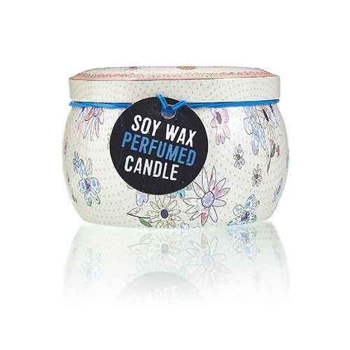 Art Tin Candle with Friendly Messages for a Warm Atmosphere - Ignara Living