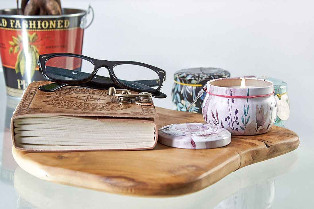 Art Tin Candle with Unicorns in Enchanting Design - Perfect Unicorn Art Tin Candle - Ignara Living