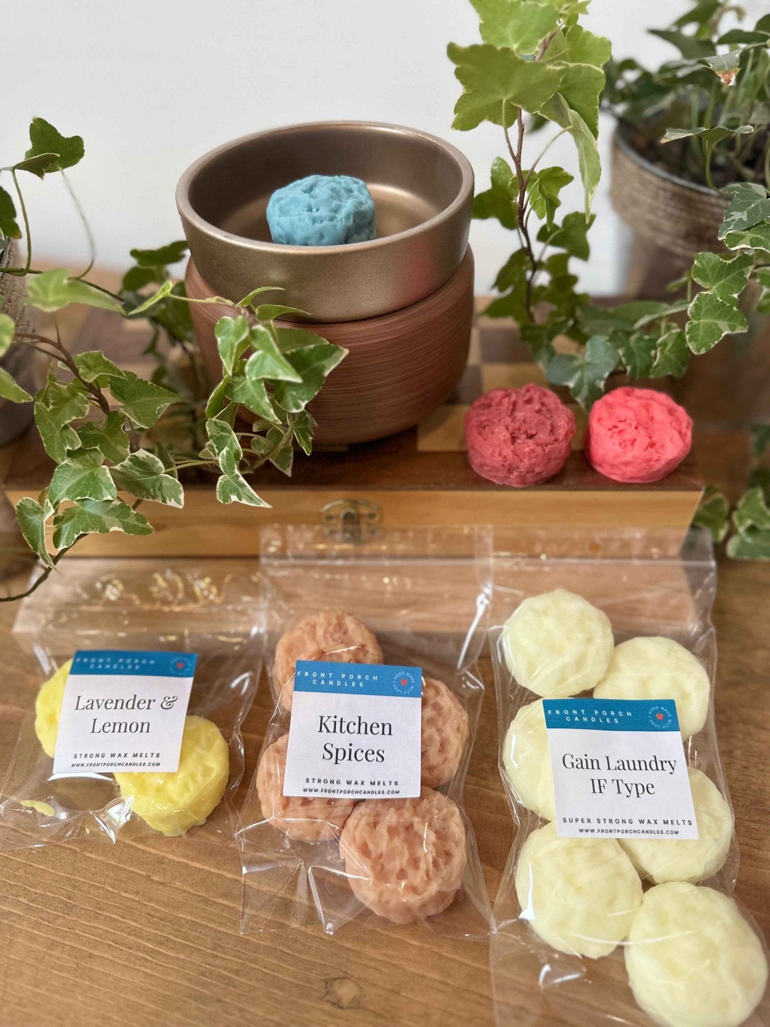 Clean Cotton Linen Wax Melts - Customizable Size & Strength Choices - Ignara Living