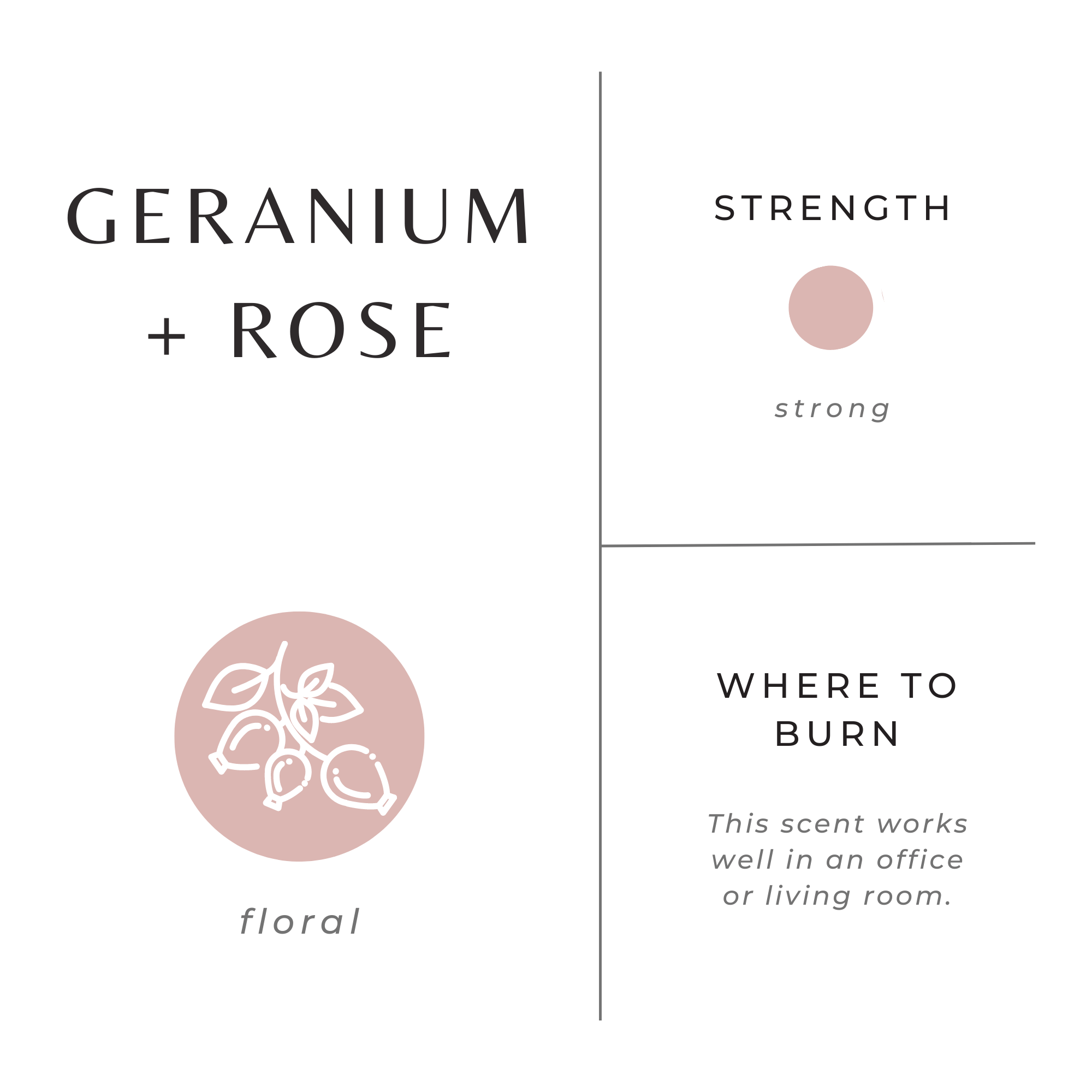 Geranium Rose Essential Oil - 100% Pure Aromatherapy Blend - Ignara Living