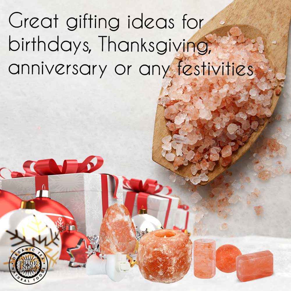 Himalayan Pink Salt Candle Holder by Pride of India – Natural Room Décor for Home & Spa Ambiance - Ignara Living
