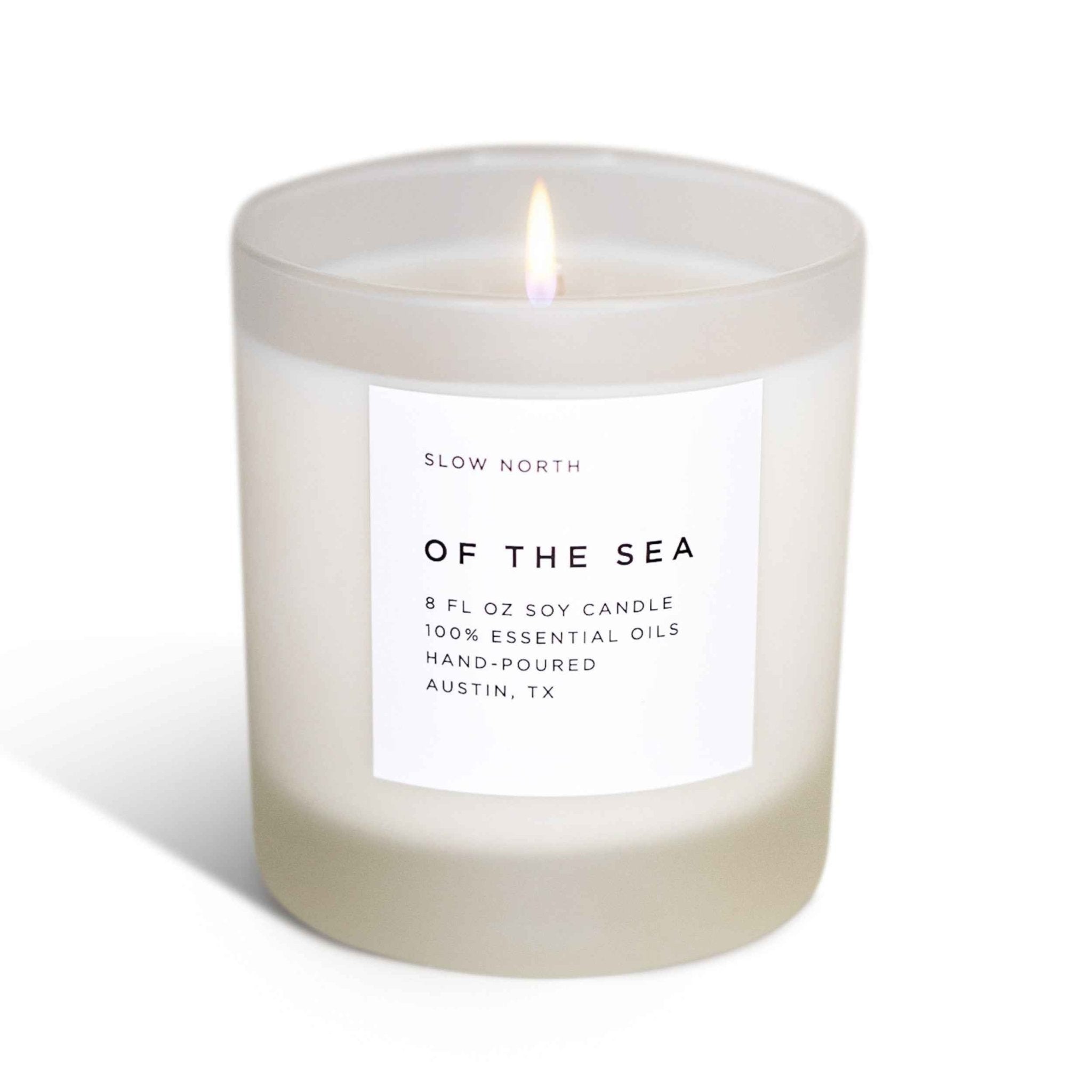 Of The Sea Eucalyptus Lavender Peppermint Candle - Signature Scent - Ignara Living