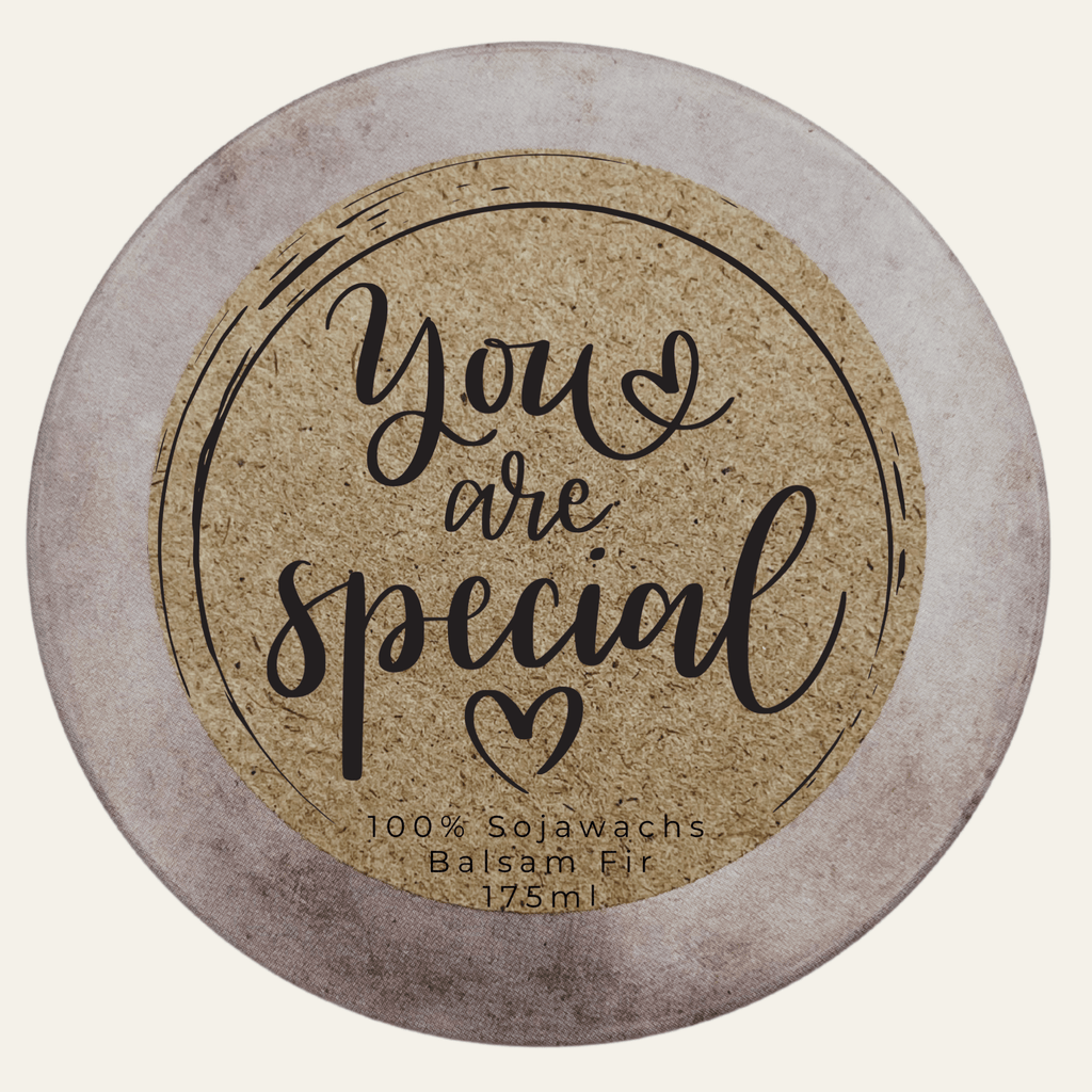 Wertschätzende Duftkerze „You are Special“ – Einzigartiges personalisierbares Geschenk für ganz besondere Menschen - Handgemacht - Ignara Living