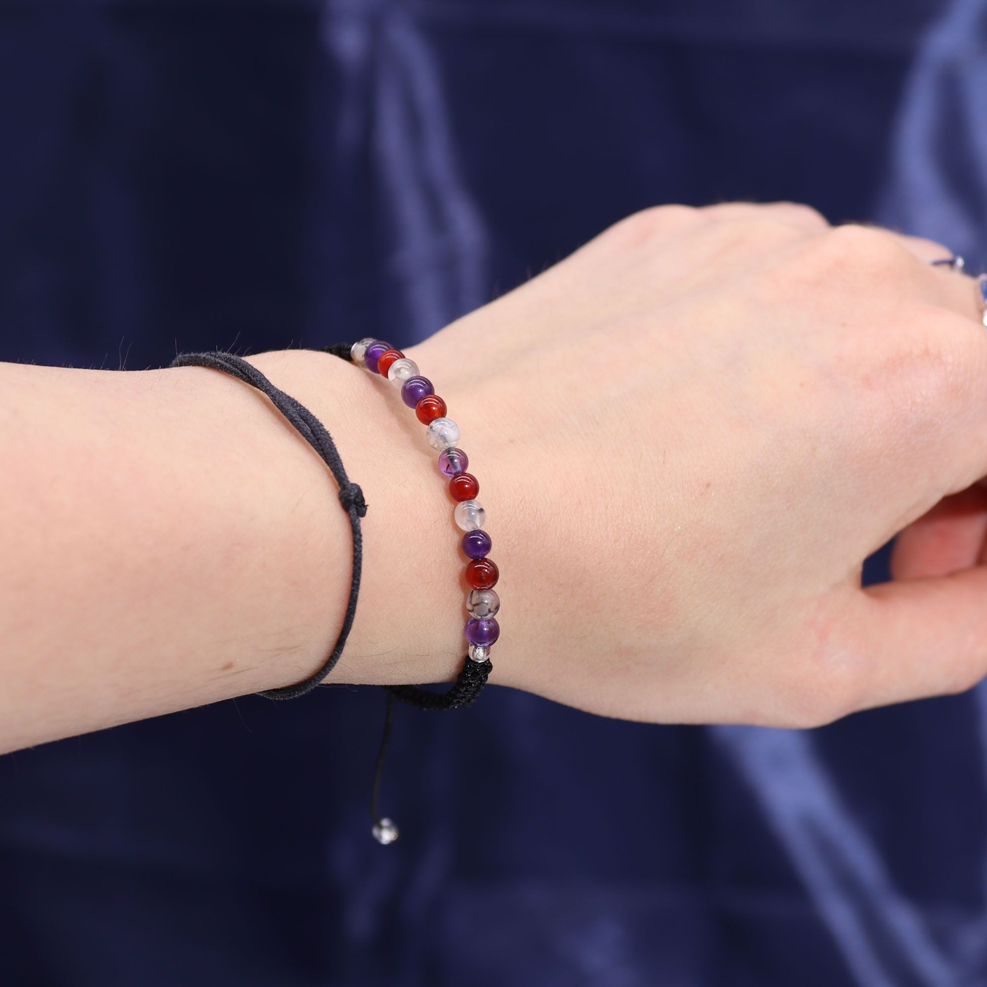 Zodiac Crystal Candle with Gemstone Bracelet - Virgo - Ignara Living